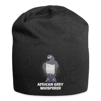 Grey Parrot Whisperer African Grey Whisperer - Jersey Beanie - black - Front