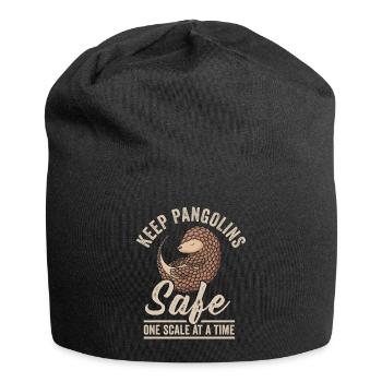 Keep pangolins safe on pangolin - Jersey Beanie - black - Front