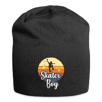 Skateboarding Skateboard Skater Boy - Jersey Beanie - black - Front