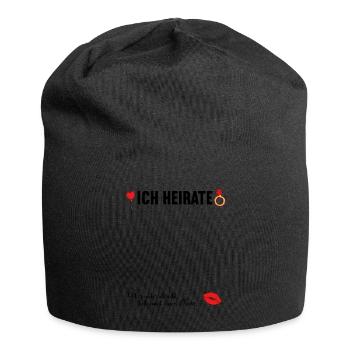 Junggesellenabschied Polterabend JGA Männer - Jersey-Beanie - Schwarz - Vorne