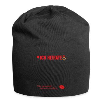Junggesellenabschied Polterabend JGA Männer - Jersey-Beanie - Schwarz - Vorne
