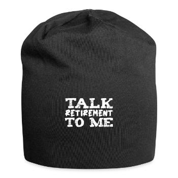 Pensioner pension - Jersey Beanie - black - Front