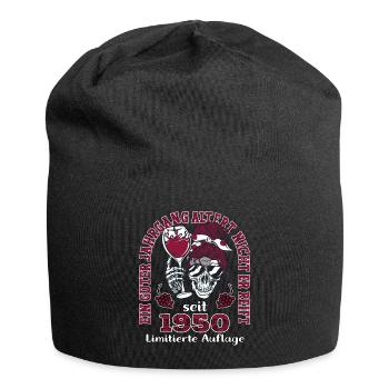 73. Geburtstag 1950 73er Guter Jahrgang - Jersey-Beanie - Schwarz - Vorne