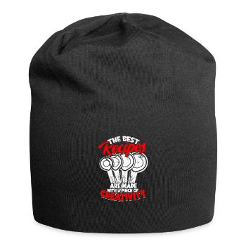 best recipes are made with a pinch of creativity - Jersey Beanie - black - Front