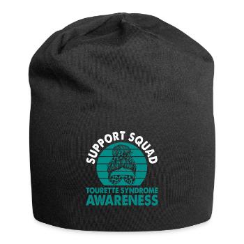 Support Squad Tourette Syndrome Awareness Month - Jersey Beanie - black - Front