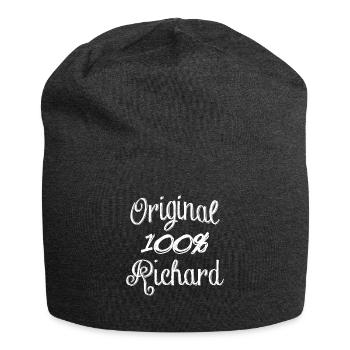 Original 100% Richard - Jersey-Beanie - Anthrazit - Vorne