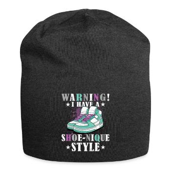 Funny sneaker collector - sneakers - Bonnet en jersey - charbon - Devant