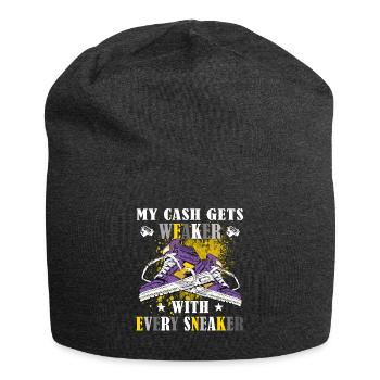 Funny sneaker collector - sneakers - Bonnet en jersey - charbon - Devant