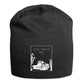Tow Truck Chinese Hanzi Tow Driver - Jersey Beanie - black - Front