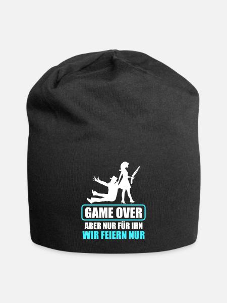 Junggesellenabschied Poltern Polterabend JGA - Jersey-Beanie - Schwarz