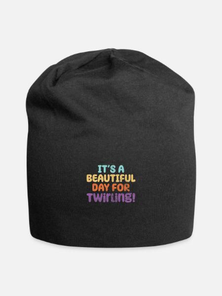 Baton Twirling - Bonnet en jersey - noir