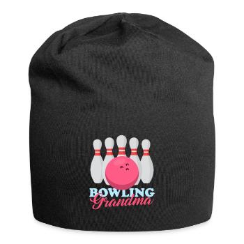 Bowling Grand-mère Joueur de quilles Bowling Cadeau - Bonnet en jersey - noir - Devant