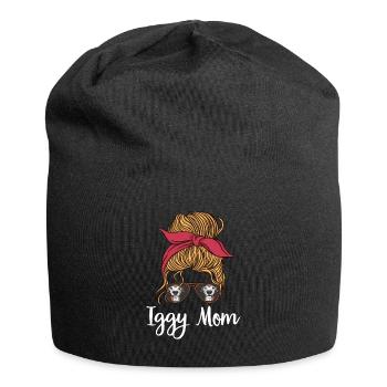 Italian Greyhound Greyhound Dogs - Jersey Beanie - black - Front