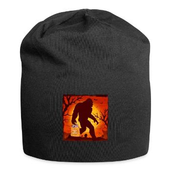 Drôle de tour ou de friandise Halloween Bigfoot - Bonnet en jersey - noir - Devant