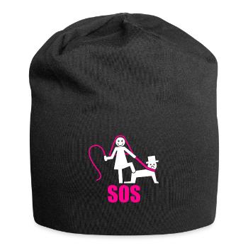 Junggesellenabschied Polterabend JGA Männer - Jersey-Beanie - Schwarz - Vorne