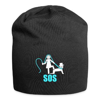 Junggesellenabschied Polterabend JGA Männer - Jersey-Beanie - Schwarz - Vorne