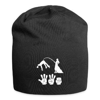 Stag and hen party bachelor party bachelor party men - Jersey Beanie - black - Front