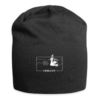 Michelangelo Creation of Adam Forklift - Jersey Beanie - black - Front