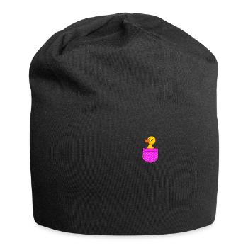 Chemise canard canard canard éventail canard oiseaux canards canards - Bonnet en jersey - noir - Devant
