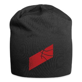 Basketball Basketballer - Jersey-Beanie - Schwarz - Vorne
