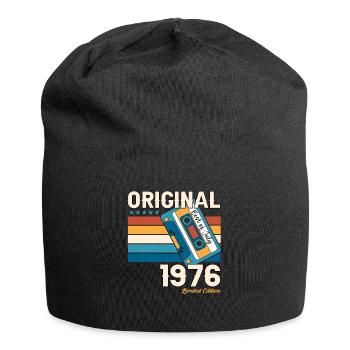 47. Geburtstag Mann Juli Jahrgang 1976 Kassette - Jersey-Beanie - Schwarz - Vorne