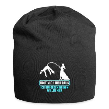 Junggesellenabschied Polterabend JGA Männer - Jersey-Beanie - Schwarz - Vorne