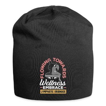 Flowing Towards Wellness Embrace Lymphatic - Jersey Beanie - black - Front