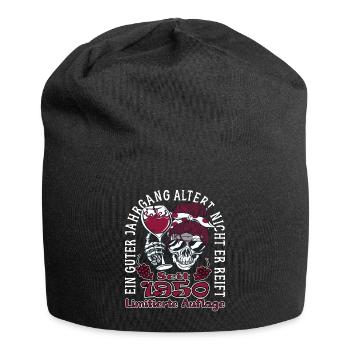 73. Geburtstag 1950 73er Guter Jahrgang - Jersey-Beanie - Schwarz - Vorne