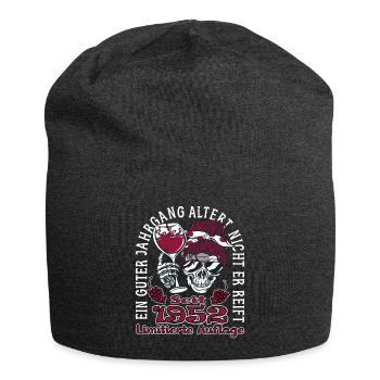 71. Geburtstag 1952 71er Guter Jahrgang - Jersey-Beanie - Anthrazit - Vorne