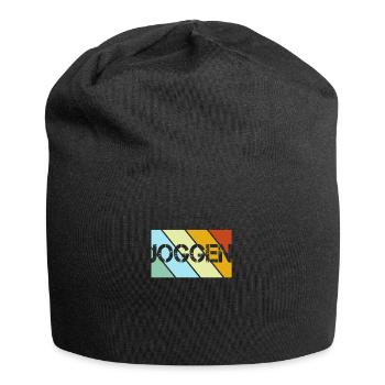 Jogging Rétro - Bonnet en jersey - noir - Devant