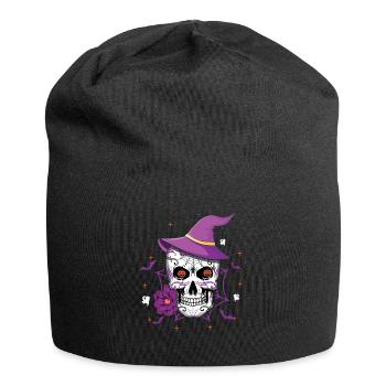 Souls Day Halloween Muertos Day Of Dead Sugar Bone - Jersey Beanie - black - Front