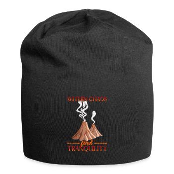 Within chaos, find tranquility - Volcano - Jersey Beanie - black - Front