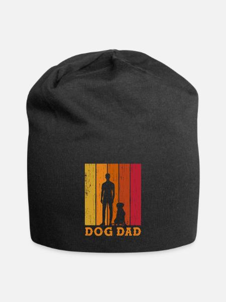 Best Dog Dad Ever - Jersey-Beanie - Schwarz
