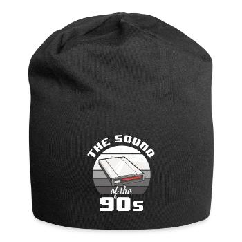 90er Nostalgie Retro 90er Einwahl Internet Vintage - Jersey-Beanie - Schwarz - Vorne