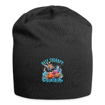 Reef therapy: Dive deep, find serenity - Reef - Jersey Beanie - black - Front