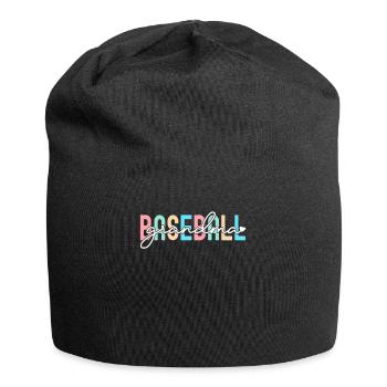 Retro Baseball Oma Shirt Enkel Enkelkinder - Jersey-Beanie - Schwarz - Vorne