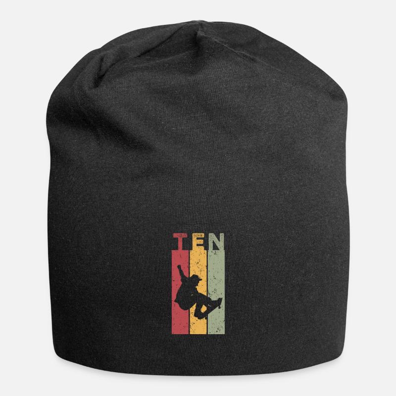 Ten - Jersey Beanie - black