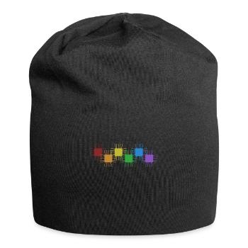 Hacker LGBT Rainbow Phishing Sniffer Grey Hat - Bonnet en jersey - noir - Devant
