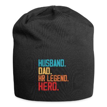 Ehemann. Papa. HR -Legende. Held. - HR Manager - Jersey-Beanie - Schwarz - Vorne