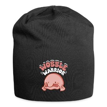 Meeresbiologe Tiefseefisch Blobfisch Ozean - Jersey-Beanie - Schwarz - Vorne