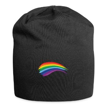 Regenbogen LGBTQ Homosexuell Gay - Jersey-Beanie - Schwarz - Vorne