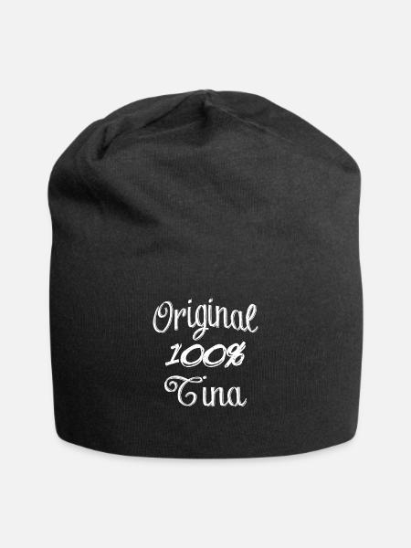 Original 100% Tina - Jersey-Beanie - Schwarz