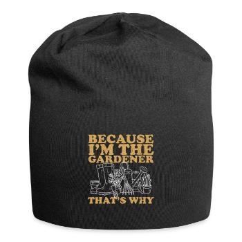 Garden Home Gardener Gardener Gardener Gardening Gift - Jersey Beanie - black - Front