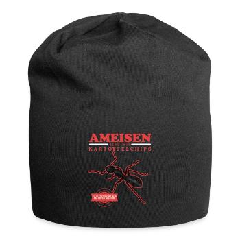 Ameisen Ameisenfarm Ameise Formicarium Geschenk - Jersey-Beanie - Schwarz - Vorne