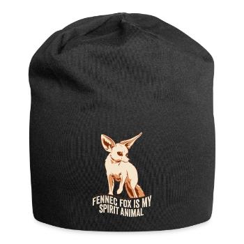 Fennec fox animal fennec renards propriétaire - Bonnet en jersey - noir - Devant