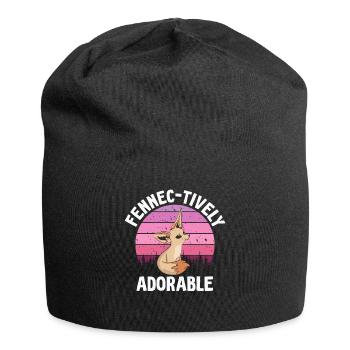 Fennec-tiv Adorable Fennec Fox Owner Fennec - Jersey Beanie - black - Front