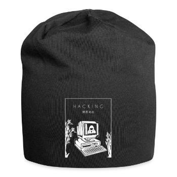 Hacking Chinese Hanzi Social Engineering Phishing - Jersey Beanie - black - Front