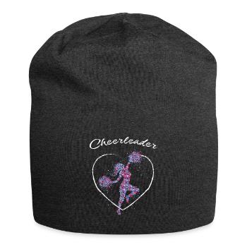 Cheerleader Cheerleading Championship Competition - Jersey Beanie - charcoal grey - Front