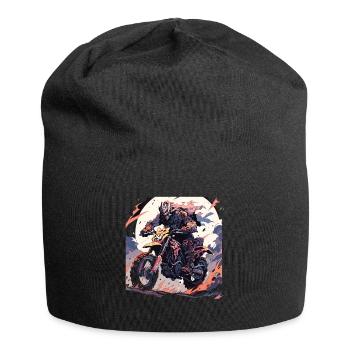 Skull Skull Motocross Dirt Bike - Bonnet en jersey - noir - Devant