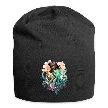 Octophus avec cylindre - Bonnet en jersey - noir - Devant